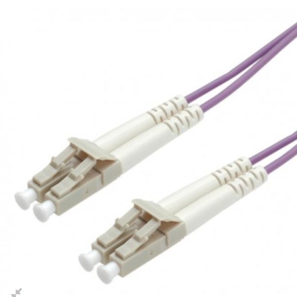 Latiguillo Fibra Optica 0.5m 50/125 OM4 LC-LC VALU