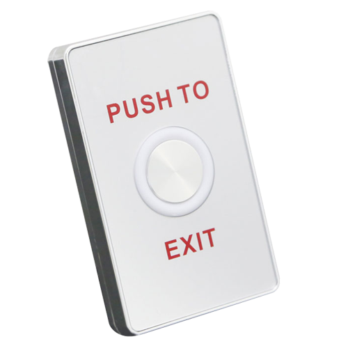 Pulsador de liberación de puerta Tipo piezoeléctrico Contacto NO / COM Montaje en superficie Iluminación LED | Fabricado en plástico Medidas 114x70x16 mm