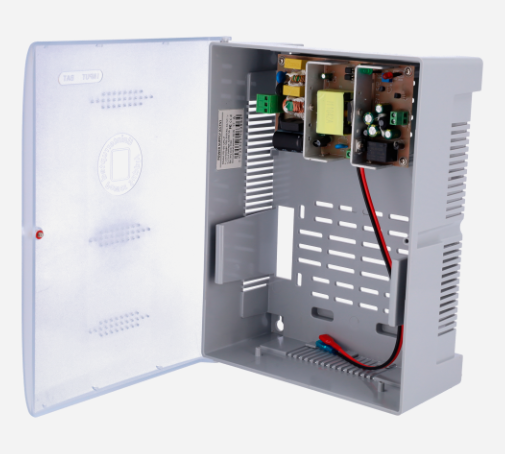 AUBOX FA. Caja de distribución alimentación. Entrada AC 100-240 V 50/60 Hz Tensión de salida DC 12V 5A Caja de plástico